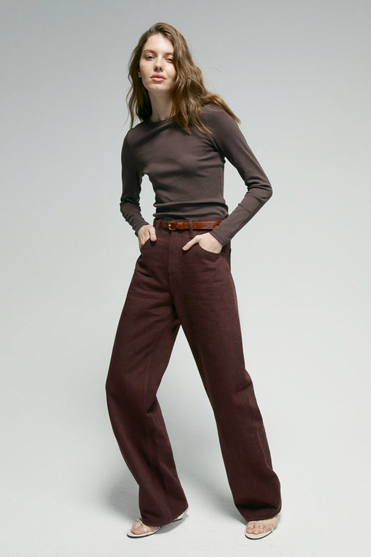 Women's Slope Curve High Rise Jeans HJ039