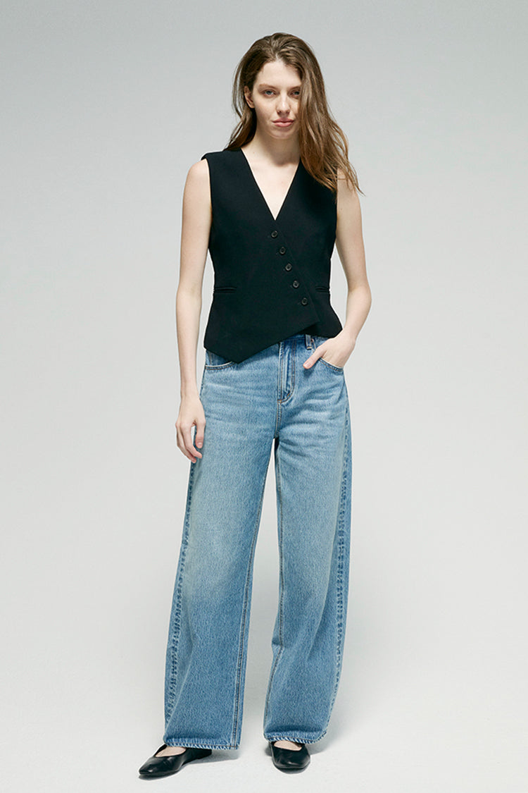 Women's Slope Curve High Rise Jeans HJ039