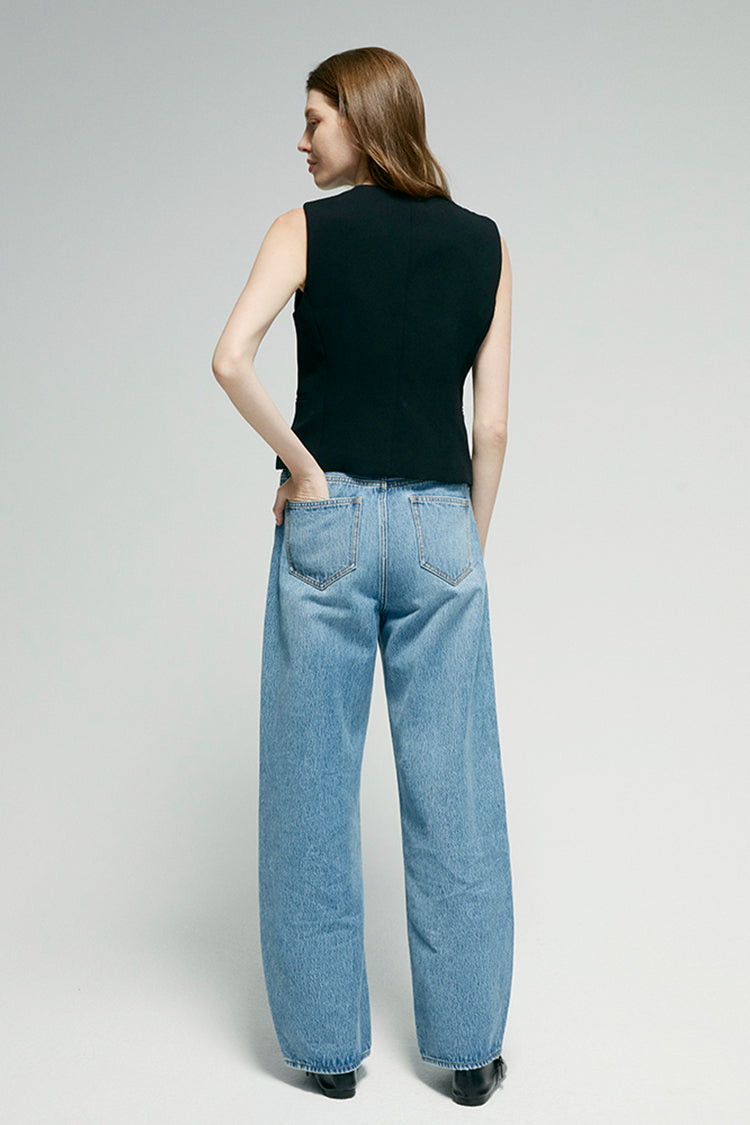 Women's Slope Curve High Rise Jeans HJ039