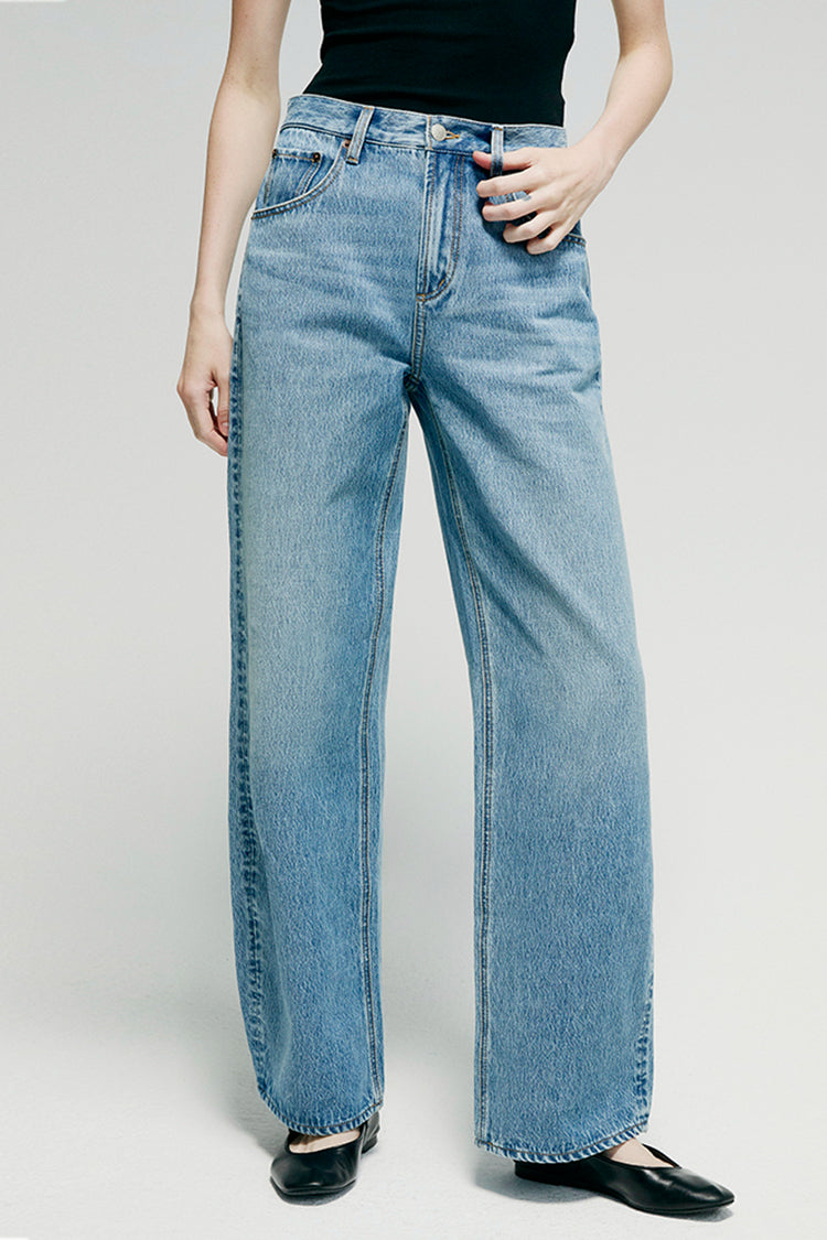 Women's Slope Curve High Rise Jeans HJ039