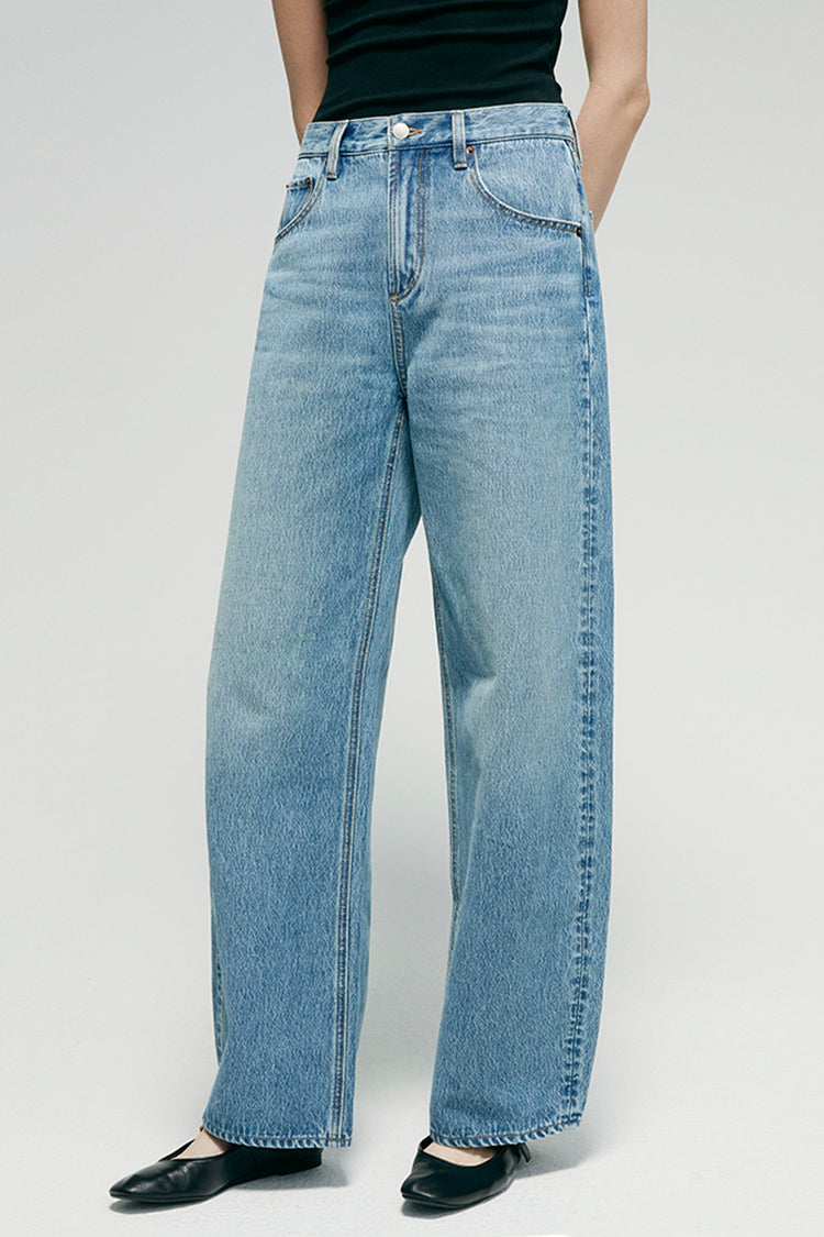 Women's Slope Curve High Rise Jeans HJ039