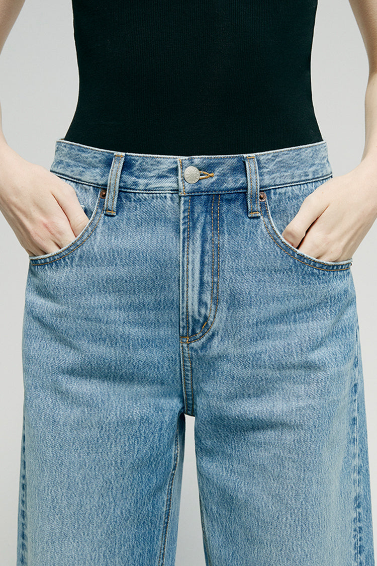Women's Slope Curve High Rise Jeans HJ039