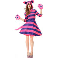 Cheshire Cat costume worn by a child - side view