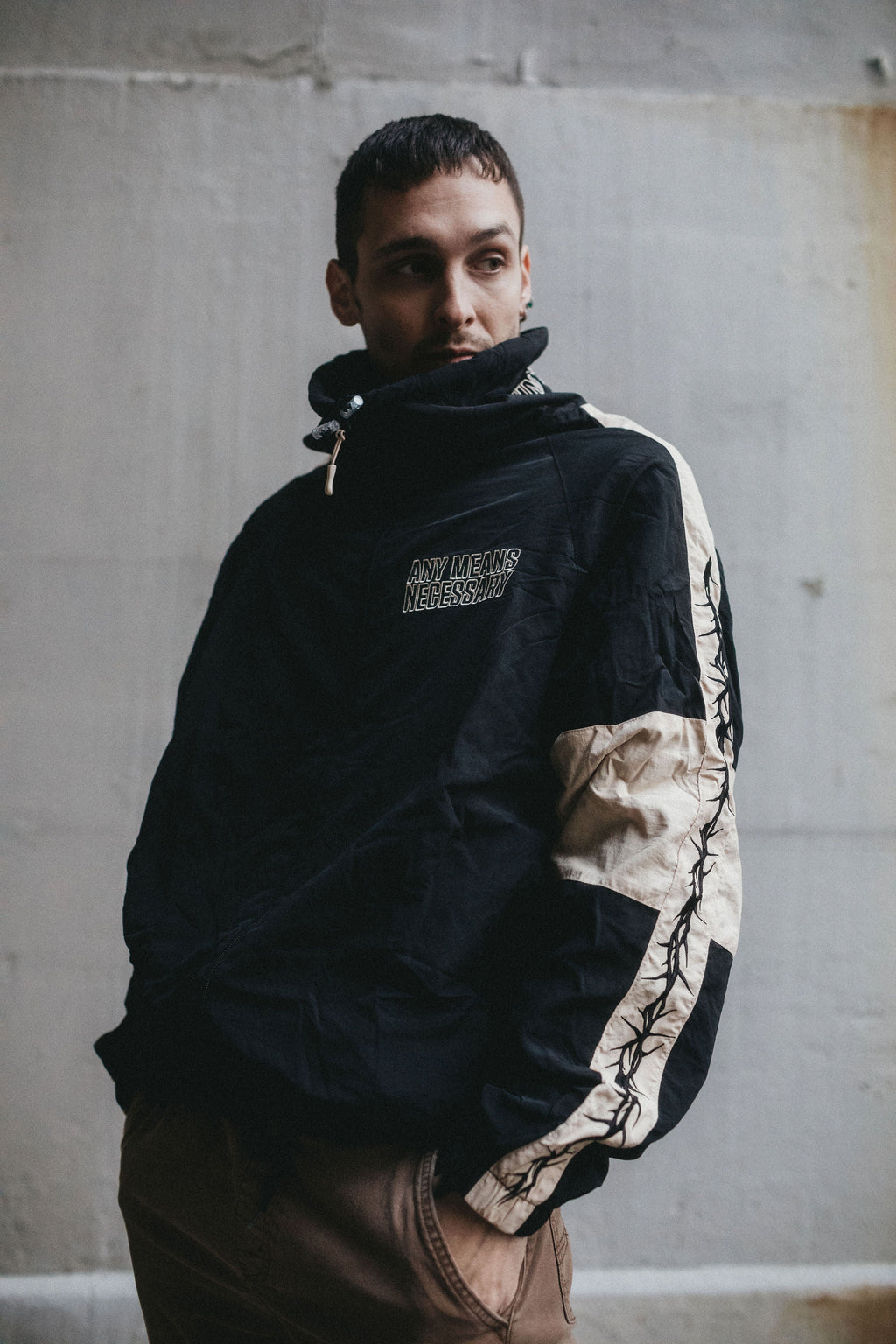 Dust Storm Windbreaker – Men's 100% Nylon Zip Jacket