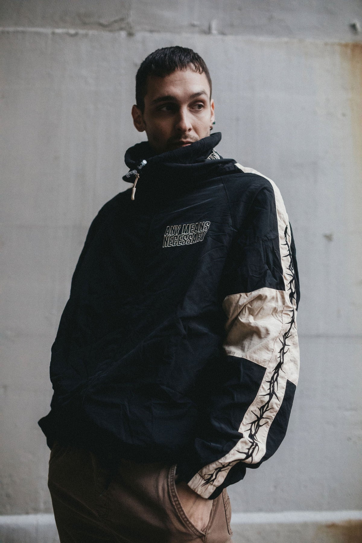 Dust Storm Windbreaker – Men's 100% Nylon Zip Jacket