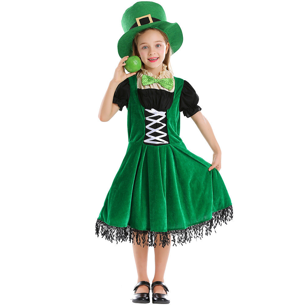 Irish Fairy costume worn by a girl - front view
