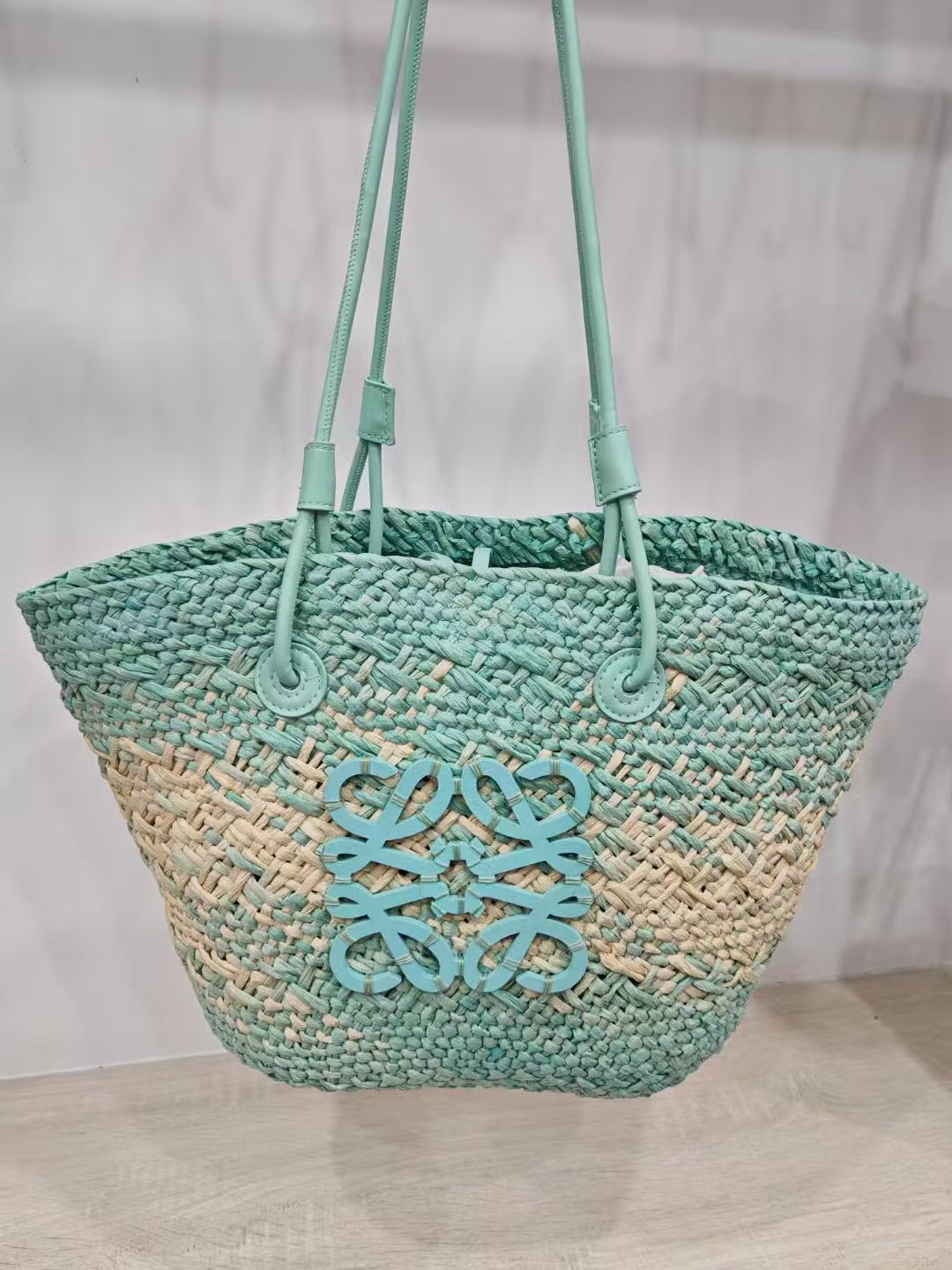 Women's Woven Straw Beach Bag – Summer Tote for Vacation & Everyday
