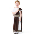 Greek Toga costume worn by a child - front view