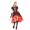 Queen of Hearts costume worn by a child - back view