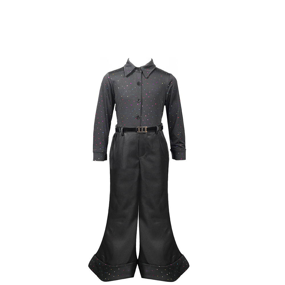 70s Disco costume worn by a child - front view
