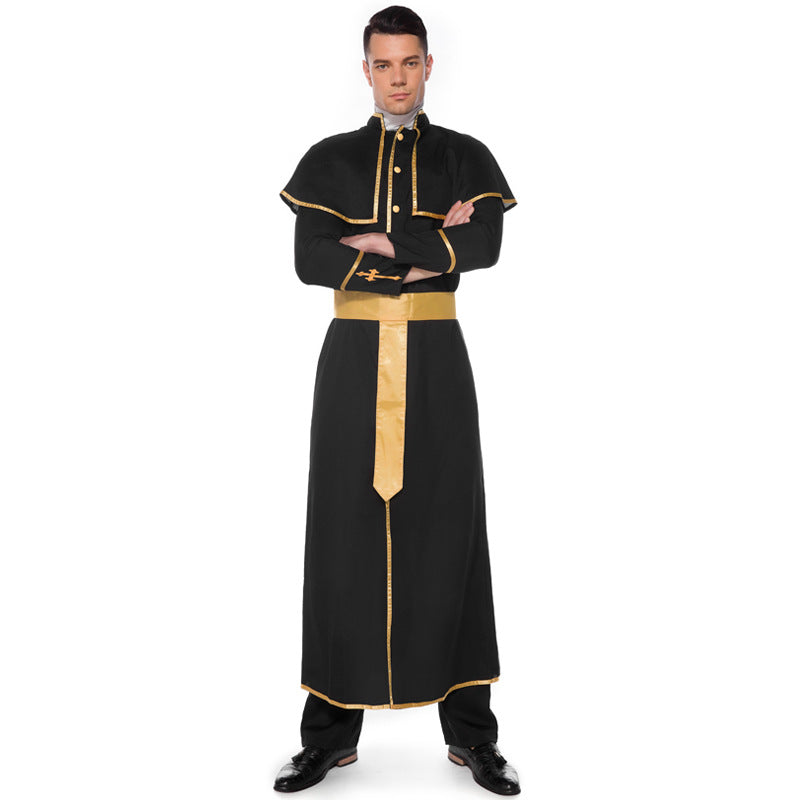 Choir Robe costume worn by a child - side view
