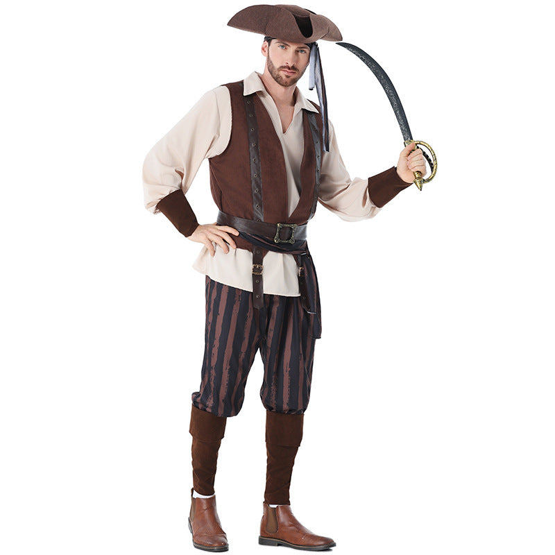 Pirate costume worn by a family - view 6