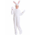 Rabbit costume worn by a child - front view