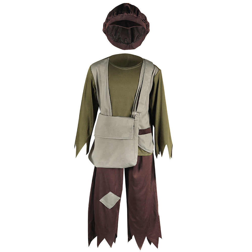 Storybook costume worn by a child - detail view