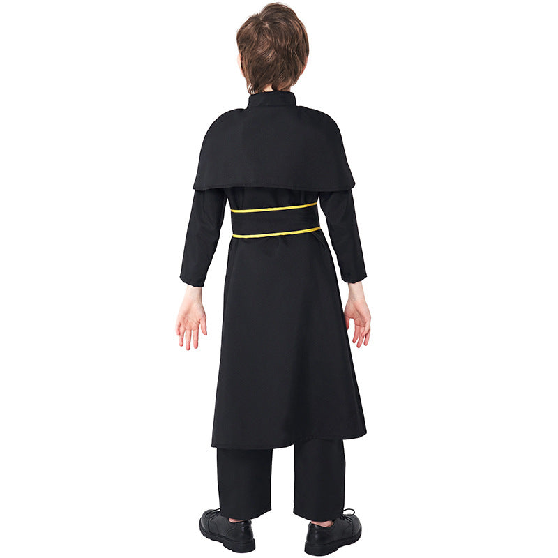 Choir Robe costume worn by a family - side view
