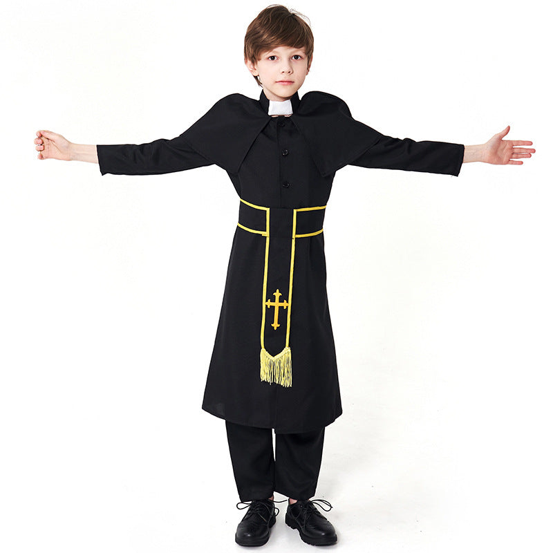 Choir Robe costume worn by a family - front view