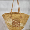 Women's Woven Straw Beach Bag – Summer Tote for Vacation & Everyday