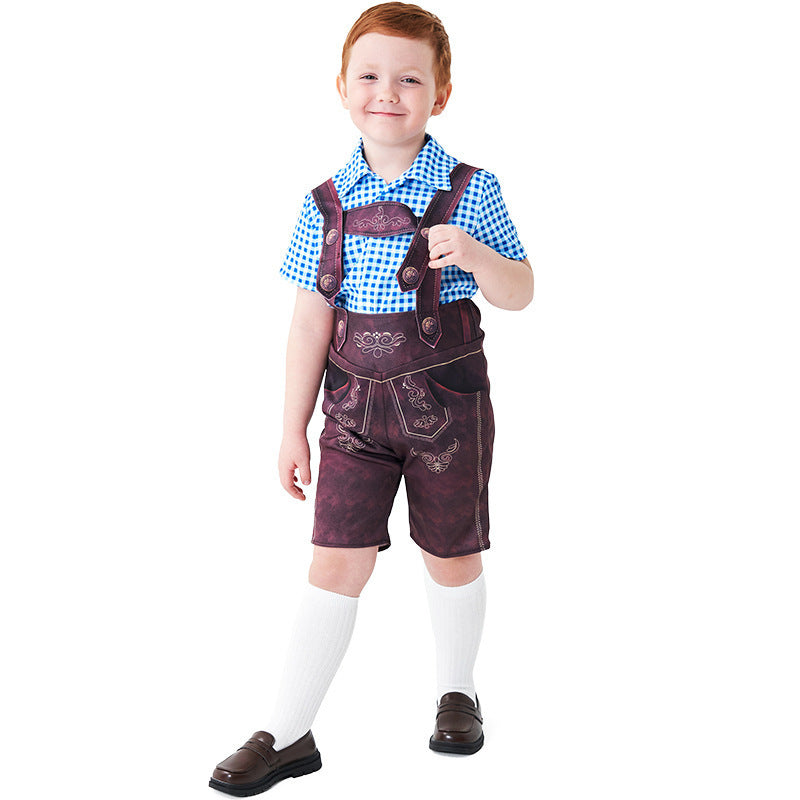 Storybook costume worn by a child - side view