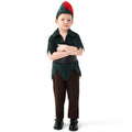 Robin Hood costume worn by a child - front view