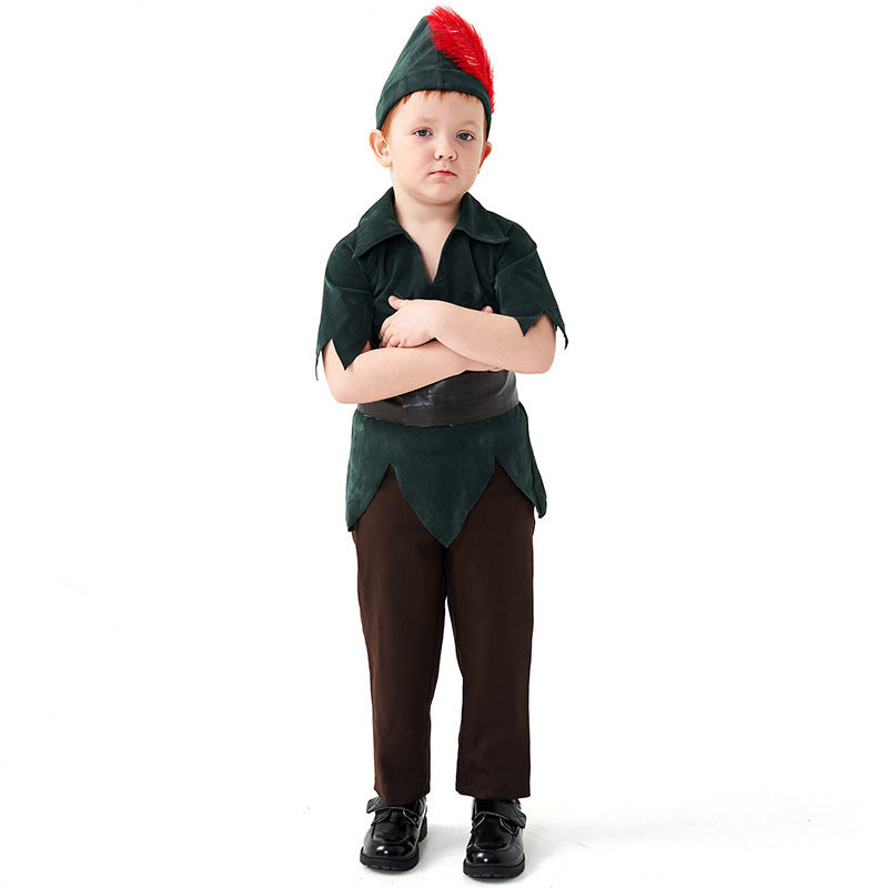 Robin Hood costume worn by a child - front view
