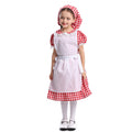 Storybook Farm Girl costume worn by a girl - front view