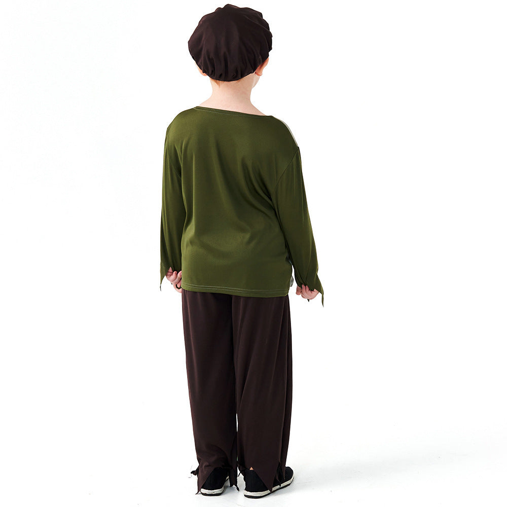 Storybook costume worn by a child - side view
