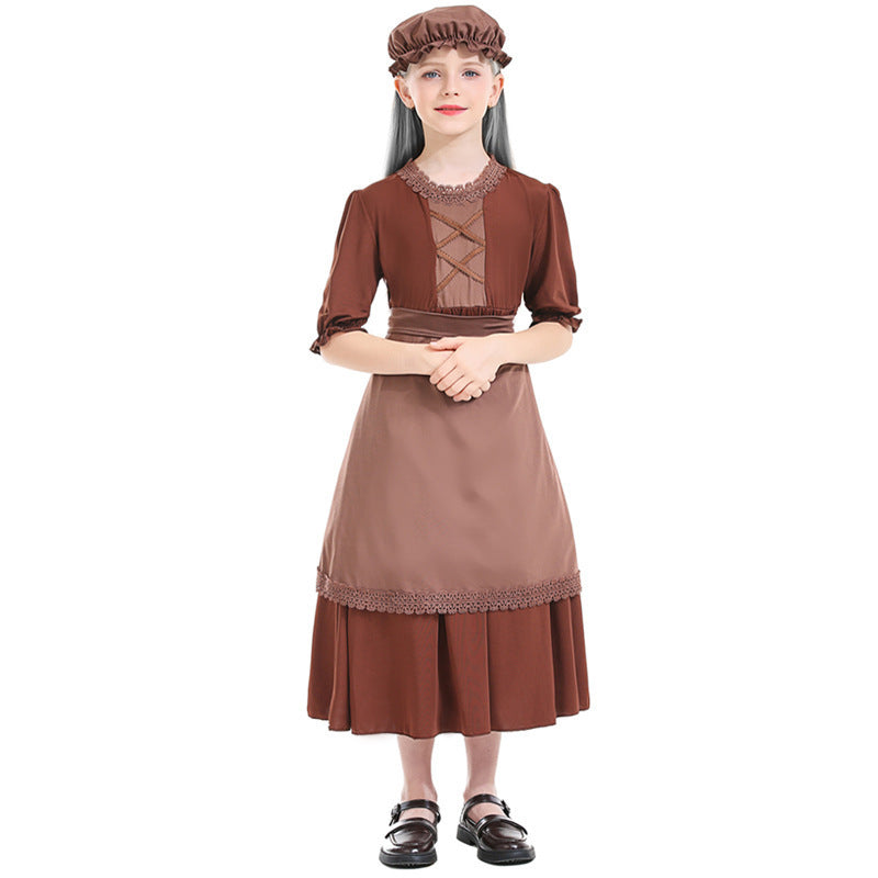 Big Bad Wolf costume worn by a child - front view