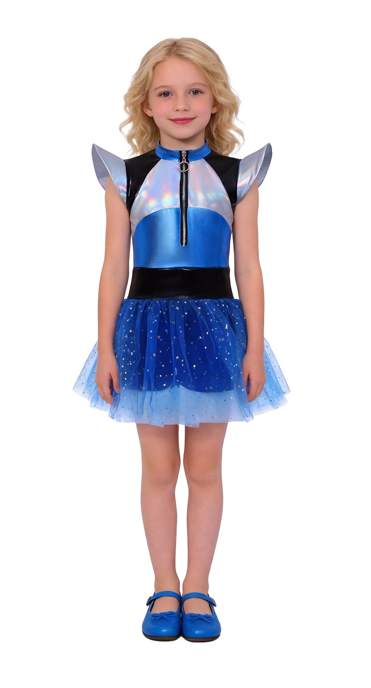 Robot costume worn by a child - styled on stage