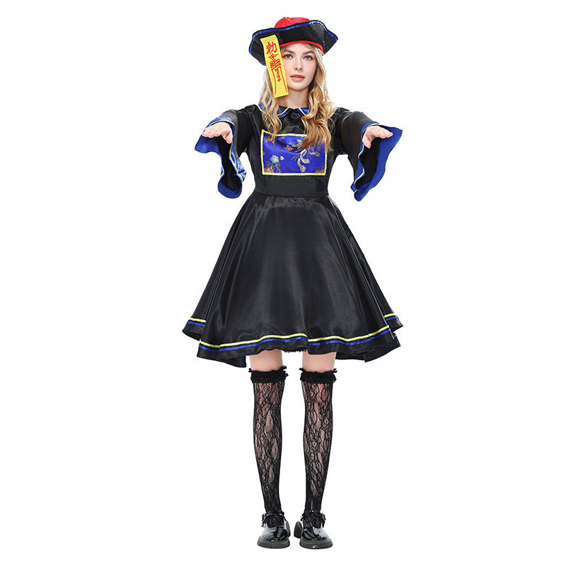 Storybook costume worn by a girl - side view
