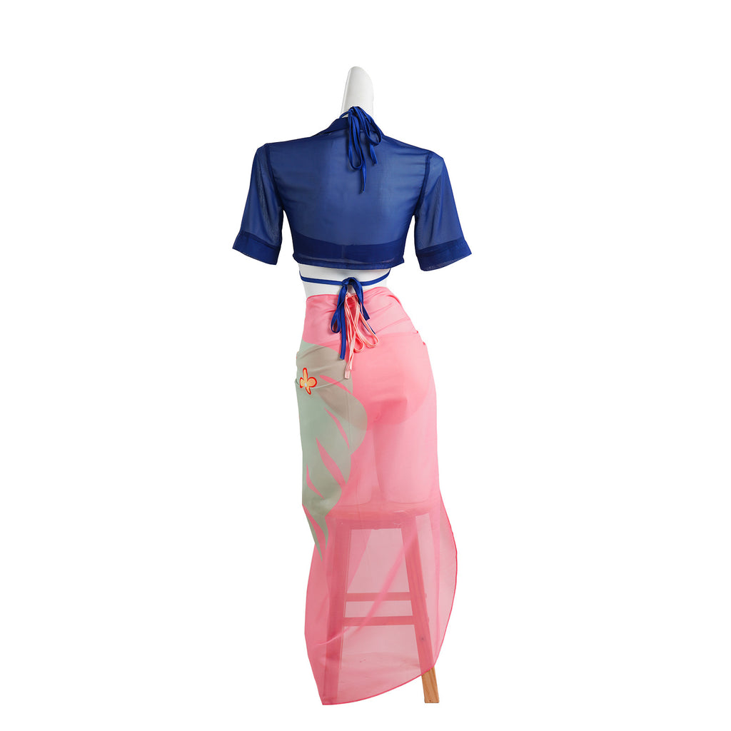 Storybook costume worn by a child - side view