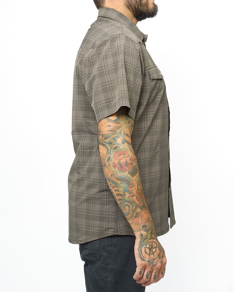 Deke SS Shirt - Beluga Brown