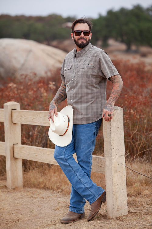 Deke SS Shirt - Beluga Brown