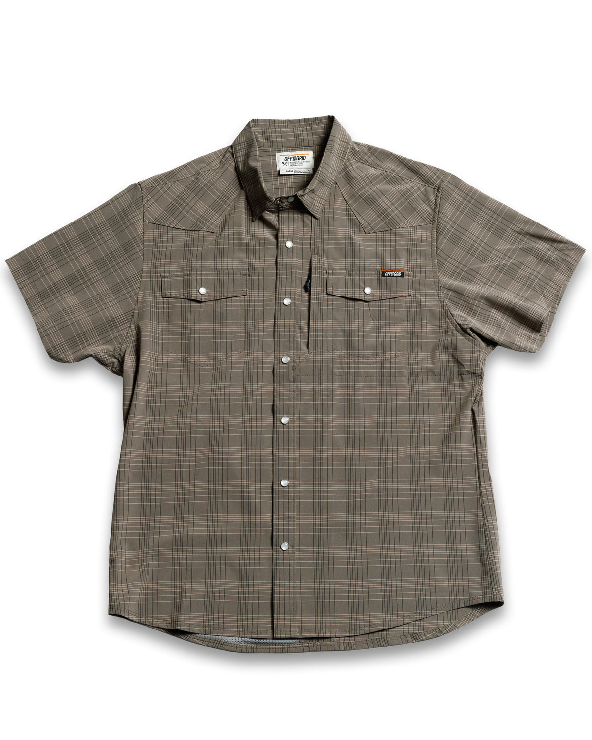 Deke SS Shirt - Beluga Brown