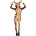 Reindeer costume worn by a child - back view