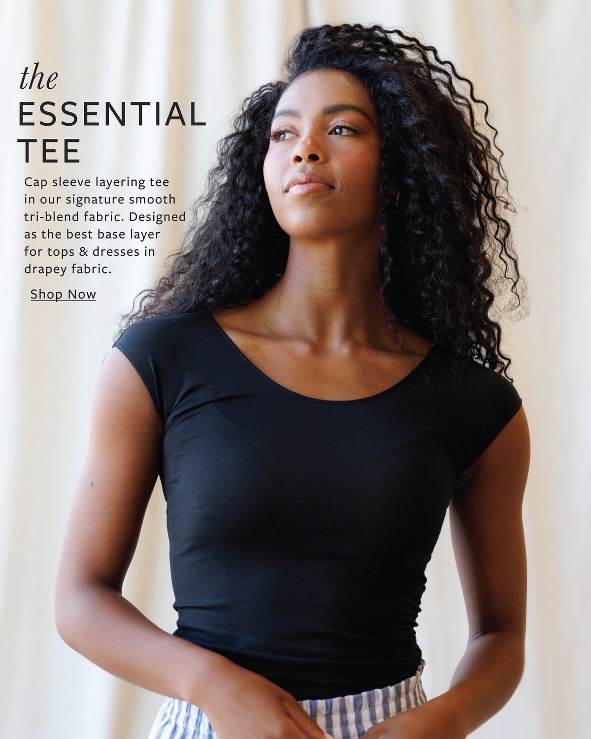 Women's Athletic Cotton Tri-Blend Essential Tee