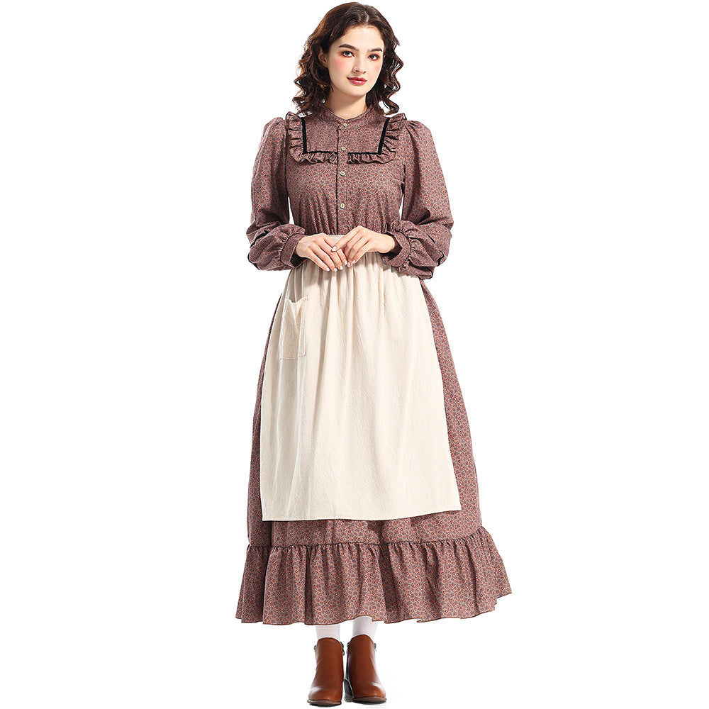 Medieval Knight costume worn by a girl - front view