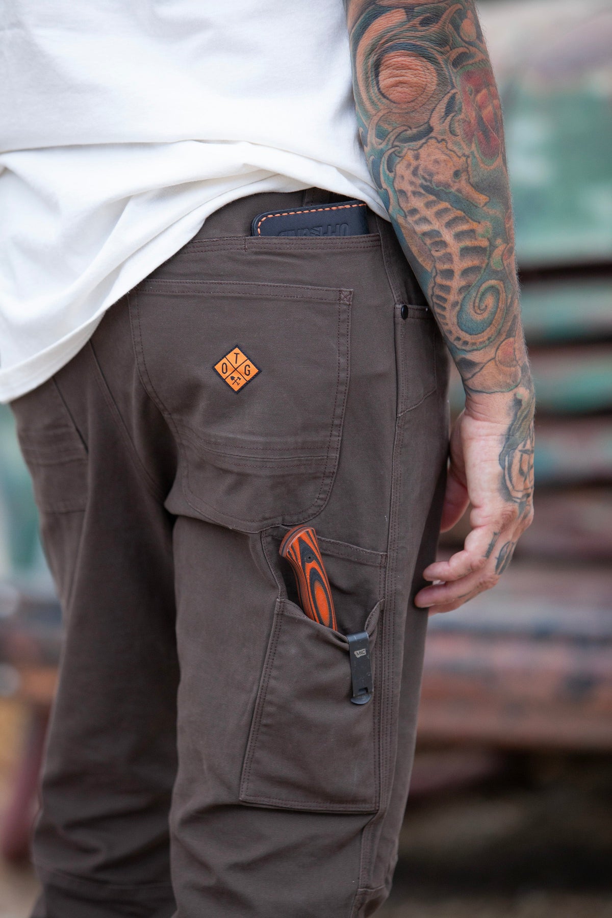 Trailblazer Taper Fit Pants - DK BRN