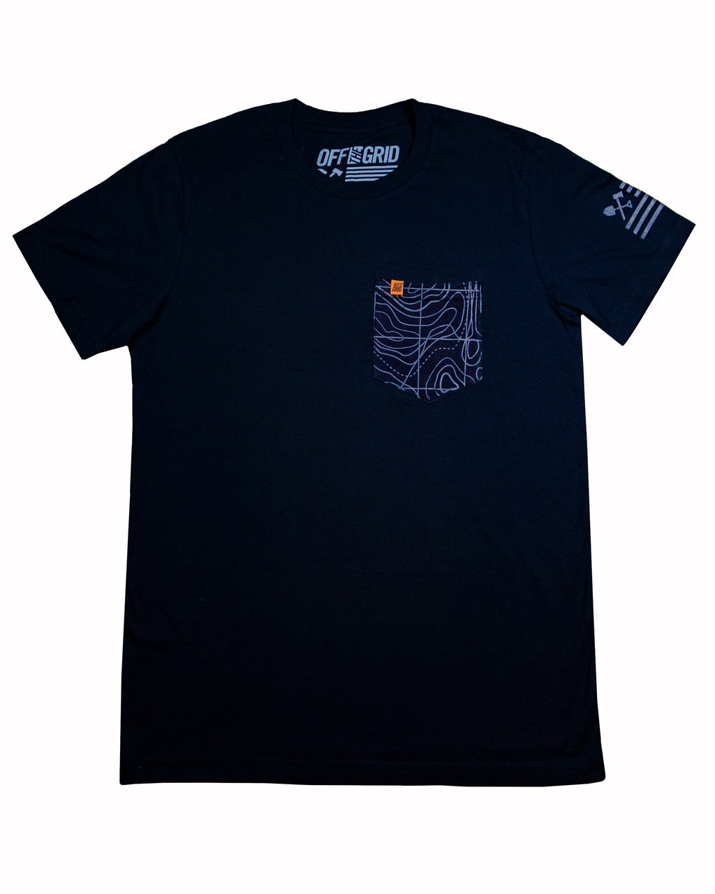 Gridlock Graphic Tee – Men's Black Casual T-Shirt