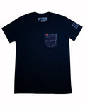 Gridlock Graphic Tee – Men's Black Casual T-Shirt