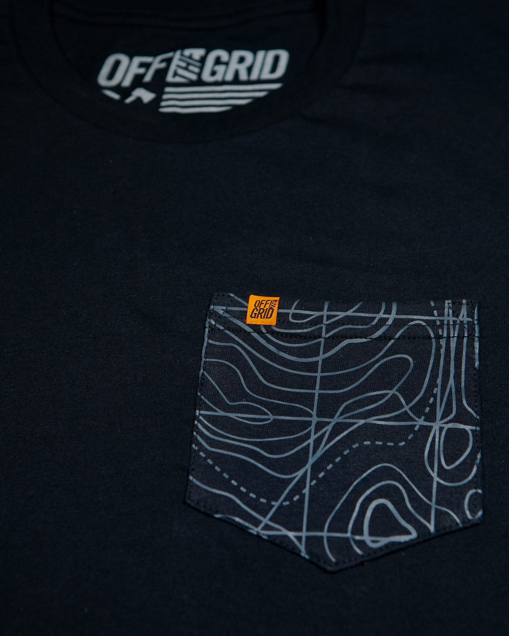 Gridlock Graphic Tee – Men's Black Casual T-Shirt