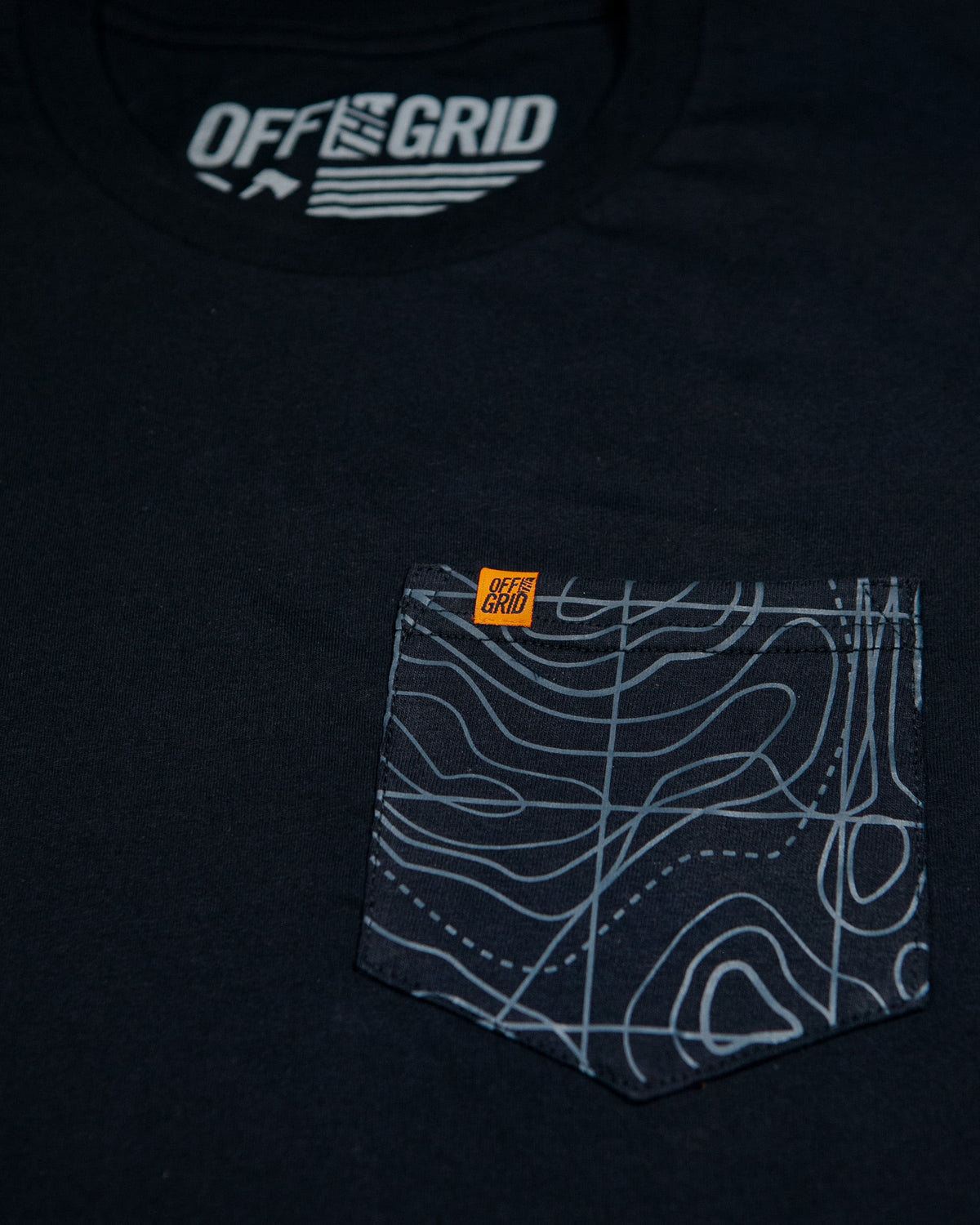 Gridlock Graphic Tee – Men's Black Casual T-Shirt