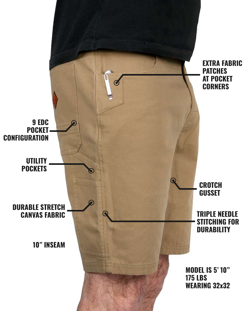 Havok Shorts 10" - Coyote