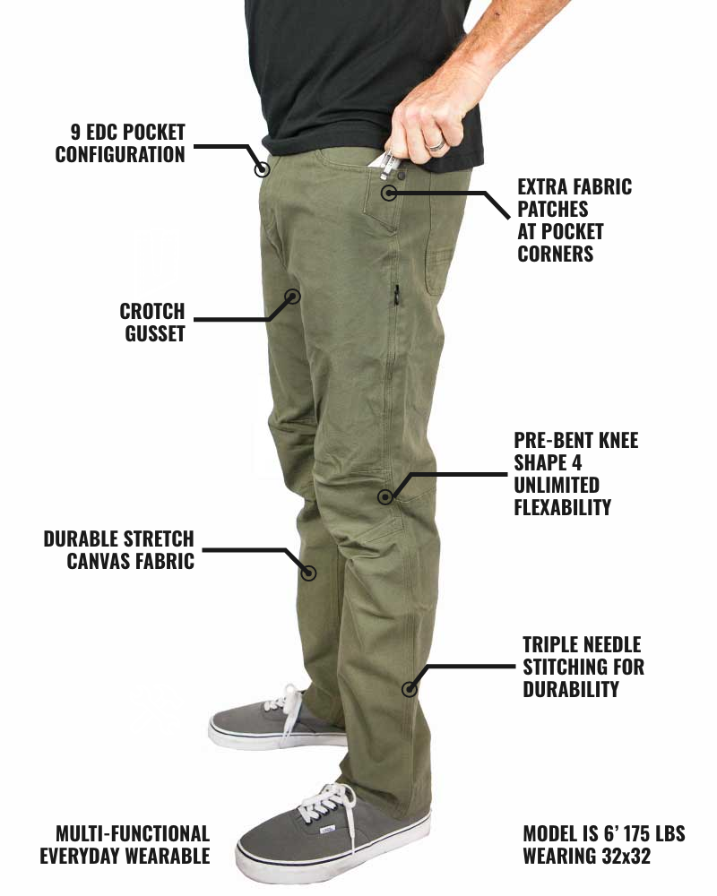 Trailblazer Taper Fit Pants – Dark Olive