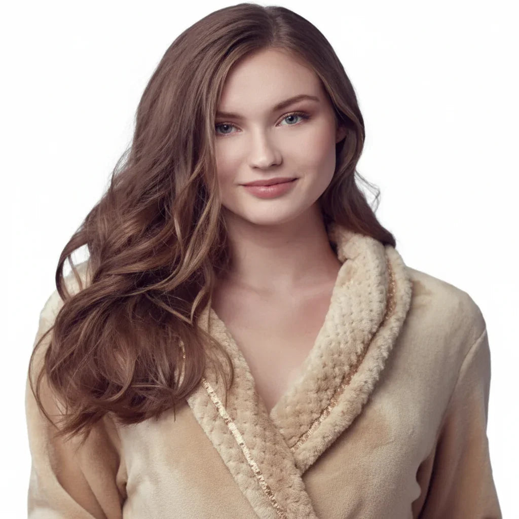 Women's Ultra Soft Plush Bathrobe – Cozy Loungewear