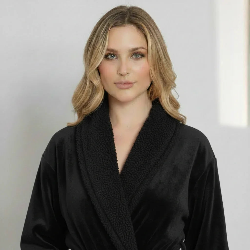 Women's Ultra Soft Plush Bathrobe – Cozy Loungewear