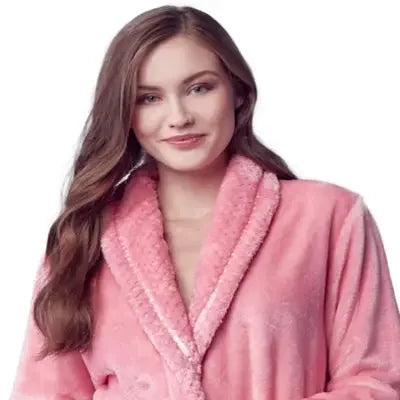Women's Ultra Soft Plush Bathrobe – Cozy Loungewear