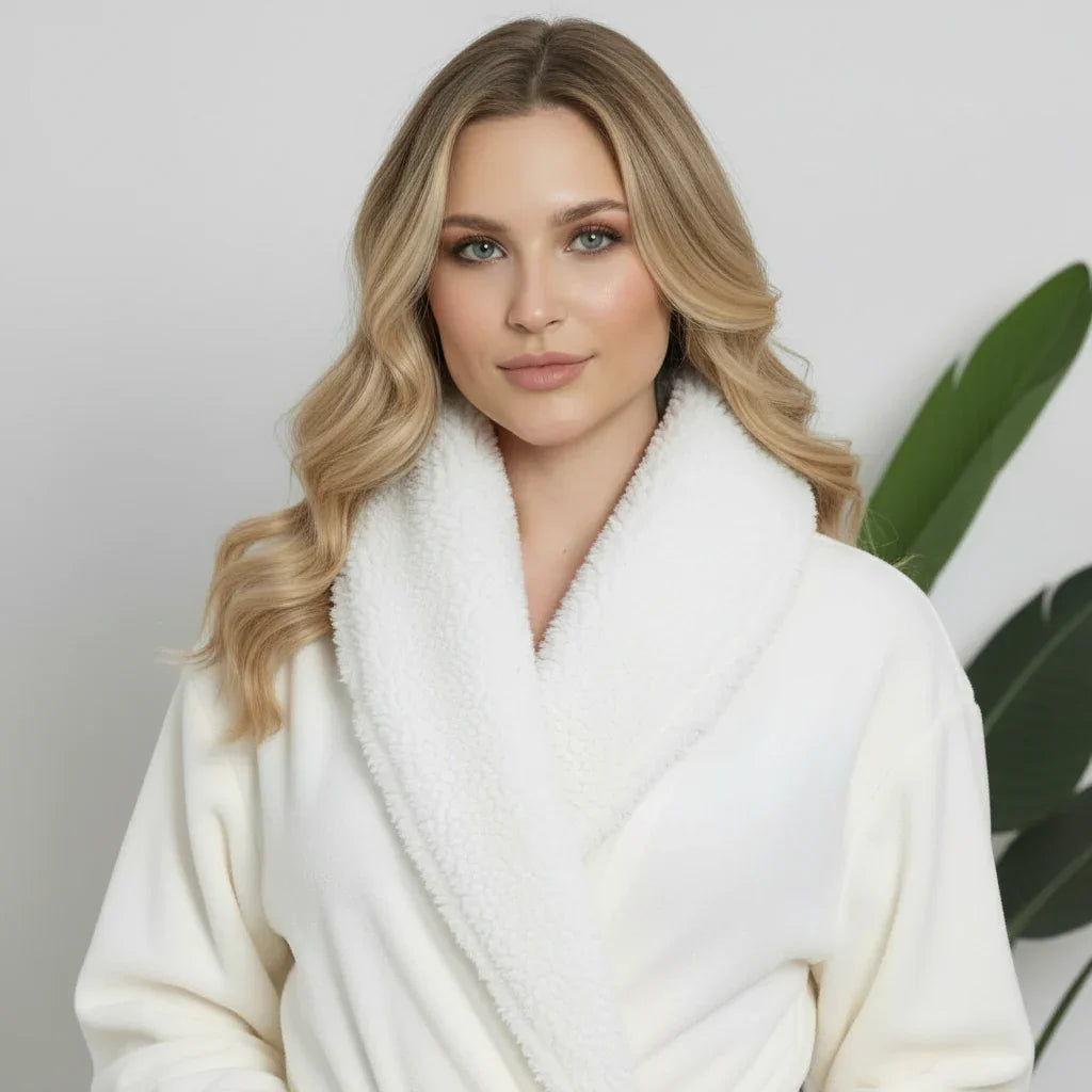 Women's Ultra Soft Plush Bathrobe – Cozy Loungewear