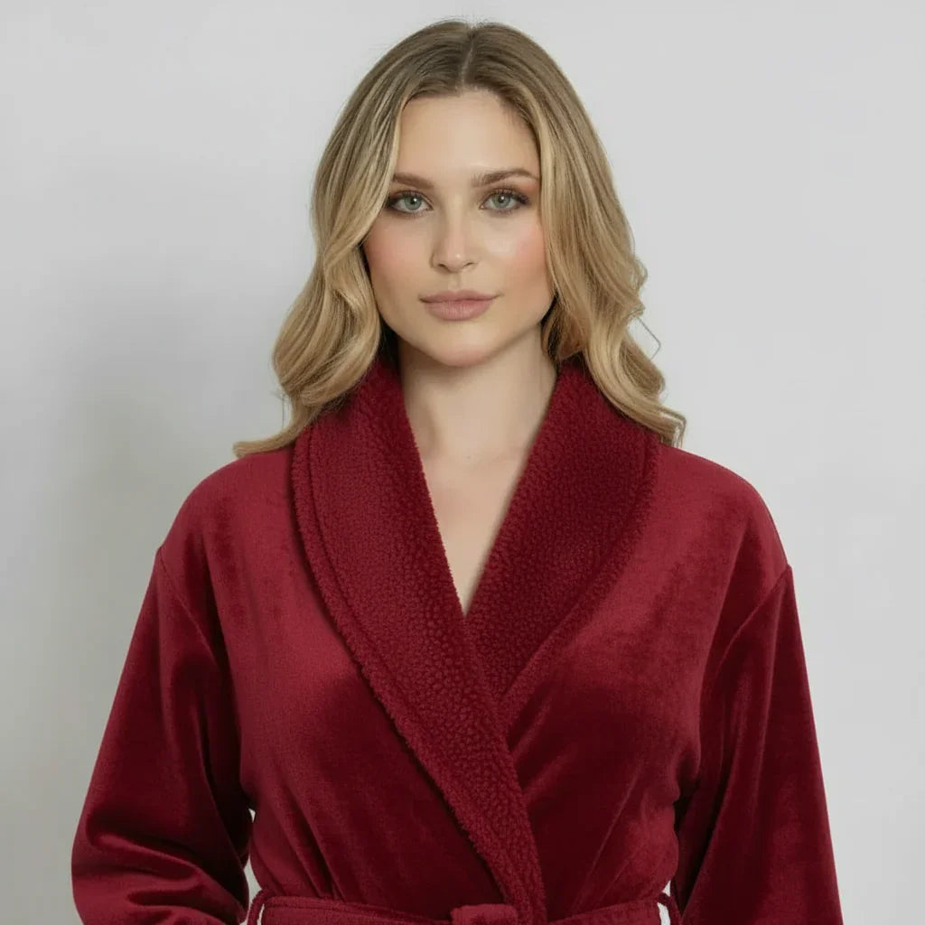 Women's Ultra Soft Plush Bathrobe – Cozy Loungewear