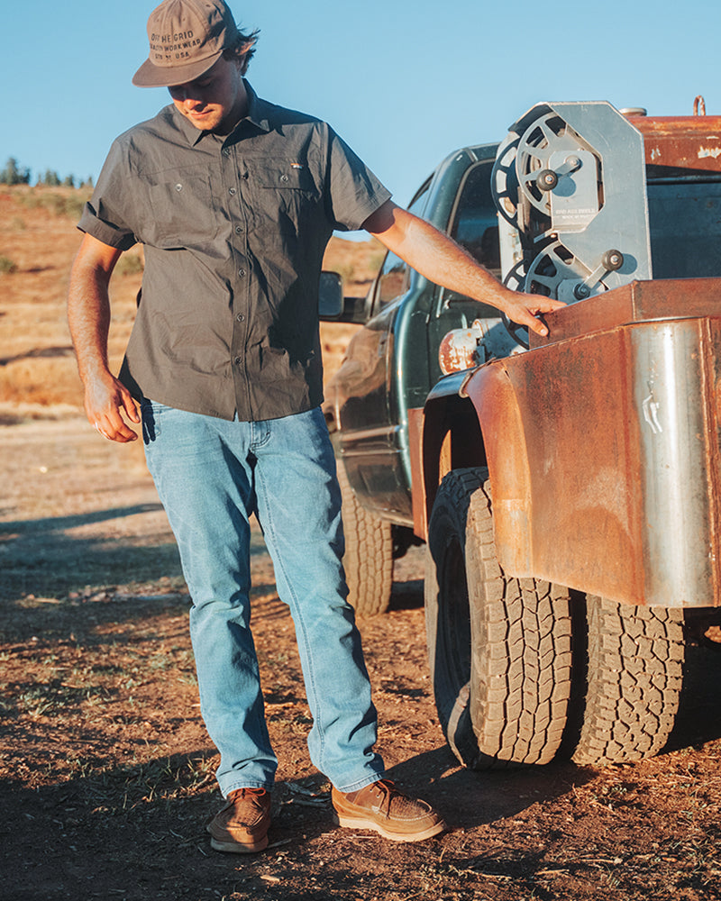 Hideout Denim Standard Fit Jeans – Men's Vintage Wash
