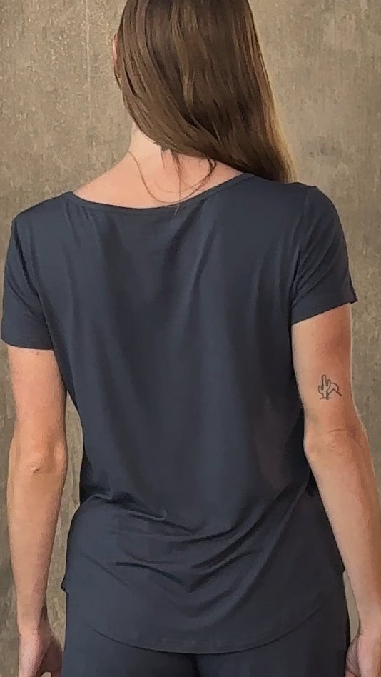 Women's Bamboo Lounge Set – Lounge T-Shirt & Shorts